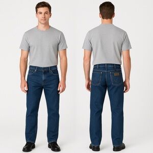 🤠 WRANGLER 👖 Men’s Straight Leg Jeans - Size 31x32 | Classic Fit 👢